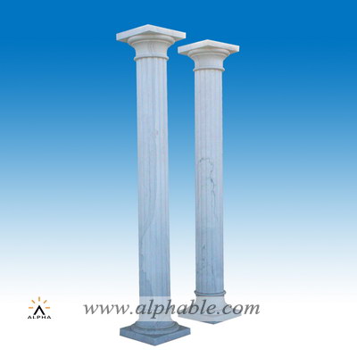 White marble architectural columns SP-008