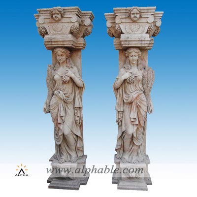 Roman design travertine columns SP-061