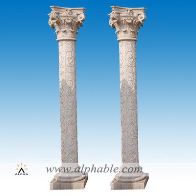 Delicate building stone columns SP-067