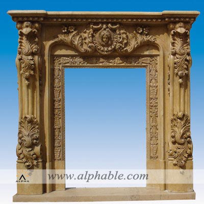 Carved stone door frame SFD-014
