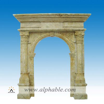 Column design stone door frame SFD-017