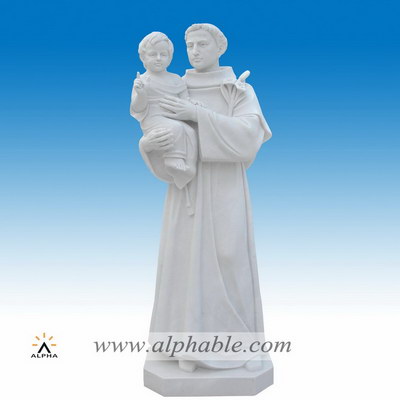 Marble Saint Anthony sculpture SS-362