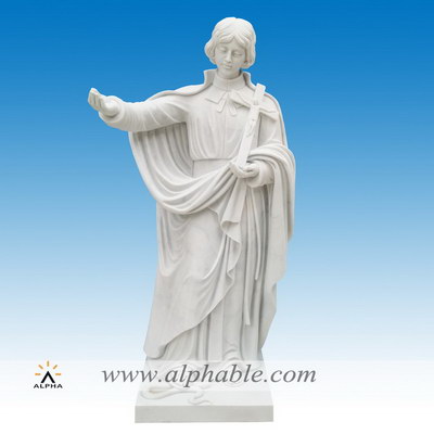Marble St Louis statue SS-384
