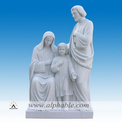 Life size marble Holy family statue SS-411