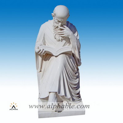 Marble Leonardo da Vinci statue SS-198
