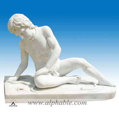 Marble Dying Gaul sculpture SS-238