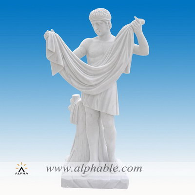 Marble Greek male sculpture SS-376