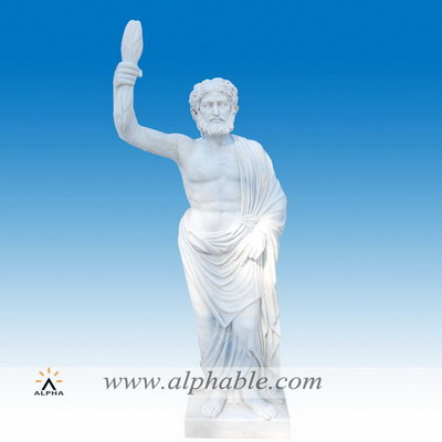 Marble Zeus Greek statue SS-377