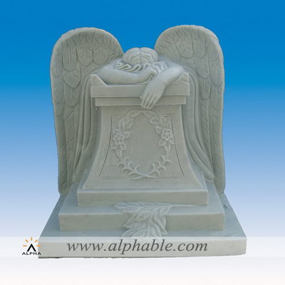Marble weeping angel statue SS-003
