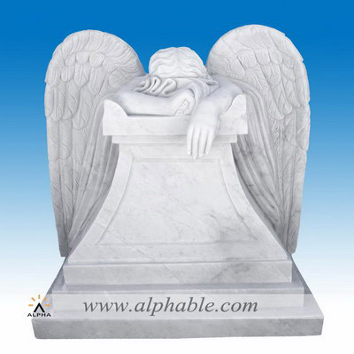 Marble funeral angel statue SS-095