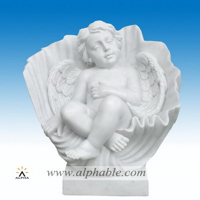 Marble cherub statue SS-227