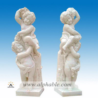 Marble child sculptures SS-042