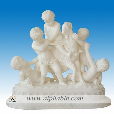 Natural marble fantasy statues SS-058