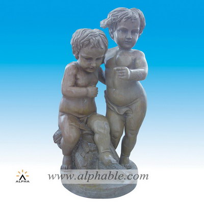 Marble outdoor yard statues SS-061