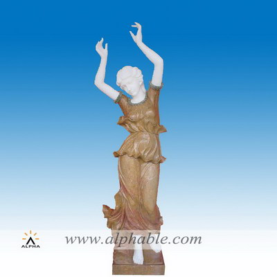 Outdoor marble female sculpture SS-088