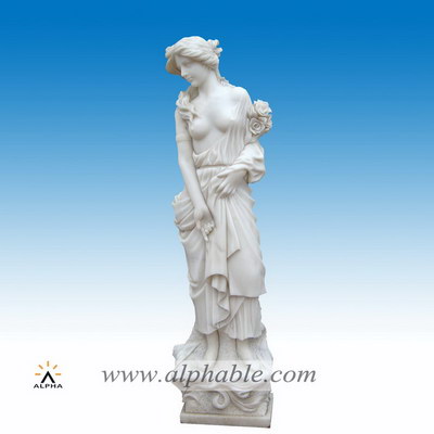 White marble garden statues SS-115