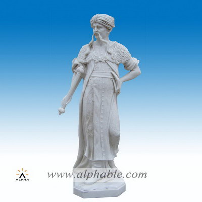 Marble tall outdoor statues SS-204
