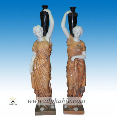 Marble welcome statues SS-276