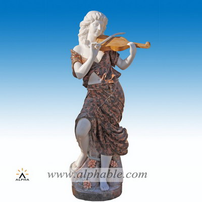 Marble violin statue SS-288