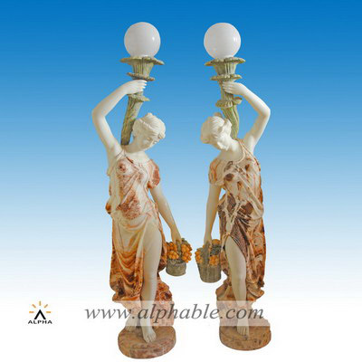 Marble welcome garden statues SS-290