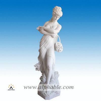 Marble female garden statues SS-292