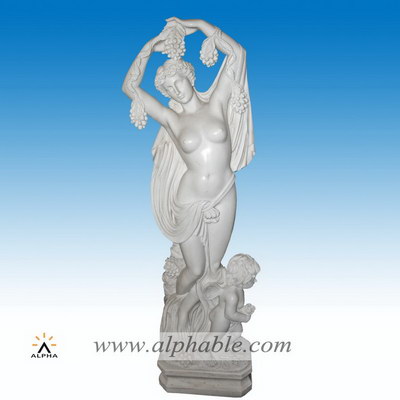 Garden ornament mother and baby statue SS-307