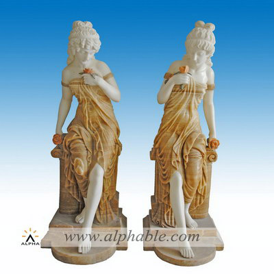 Marble welcome statue sculpture SS-309