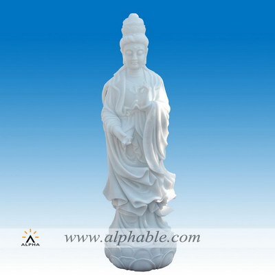 Marble kwan yin statue SS-354