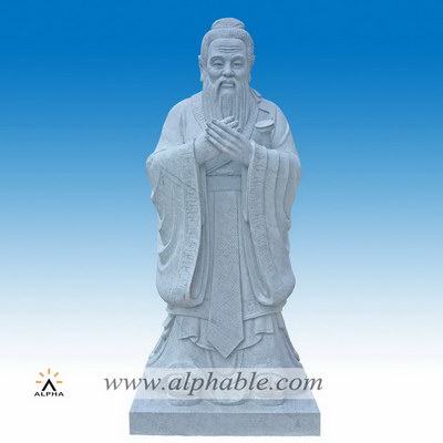 Life size stone Confucius statue SS-370