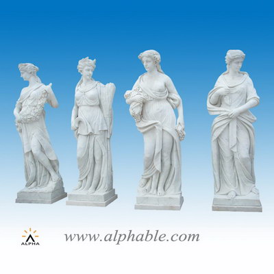 Marble four seasons sculpture SS-079