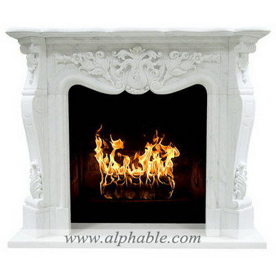 French stone fireplace SF-006