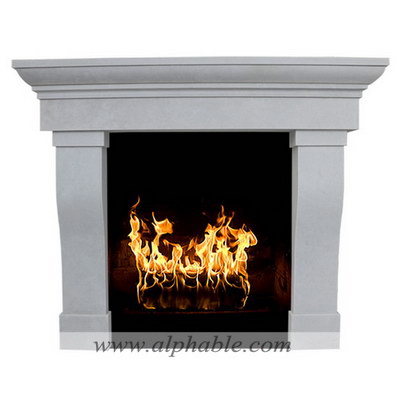 Solid marble fireplace mantel SF-012
