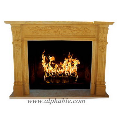 Natural stone fireplace mantels SF-013