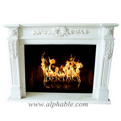 Marble stone fireplace SF-015