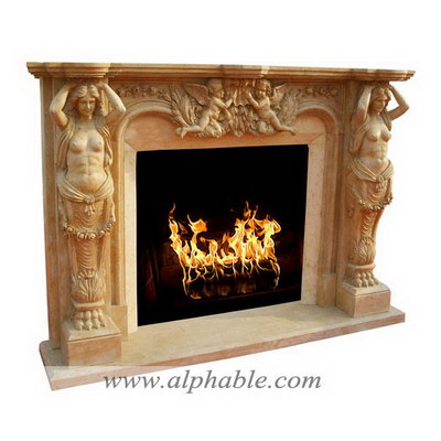 Stone fireplace designs SF-024
