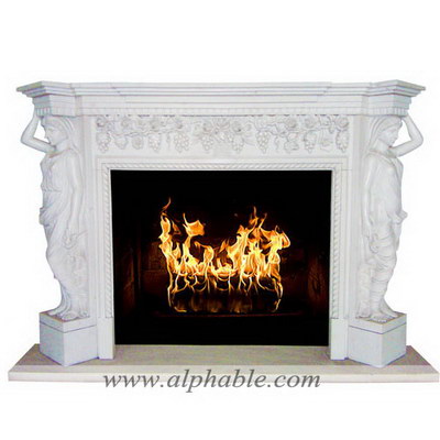 Stone fireplace mantels SF-027