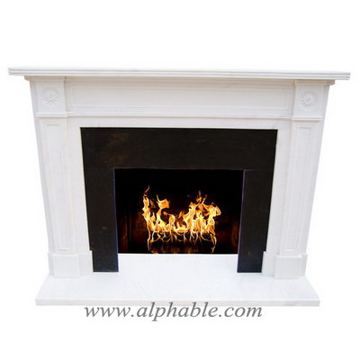 Marble slab fireplace SF-042