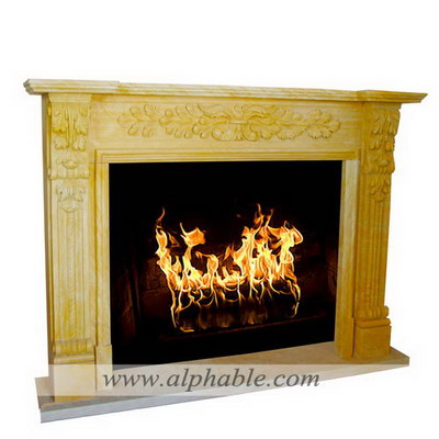 Small marble fireplace surround SF-064