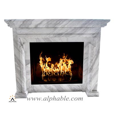 Unique marble fireplace SF-081