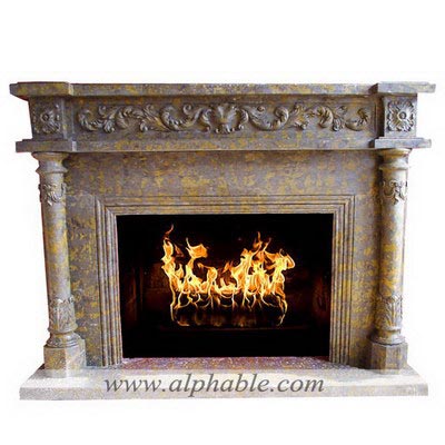 Fireplace mantel columns SF-084