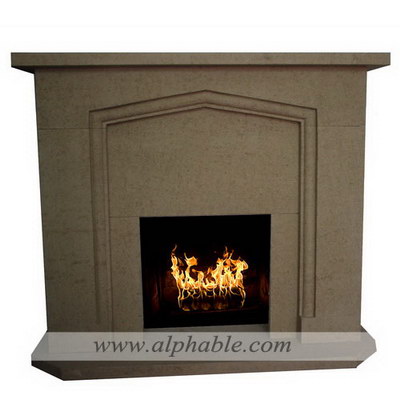 Cheap sandstone fireplace mantel SF-087