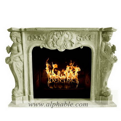 Marble fire surrounds for sale SF-093