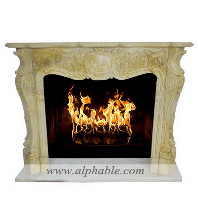 Marble fire surround and hearth SF-109