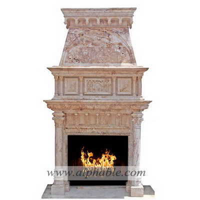 Rustic fireplace mantels SF-131