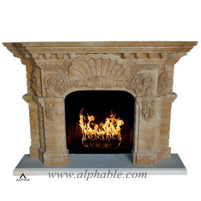 Wholesale marble fireplace mantel store SF-144