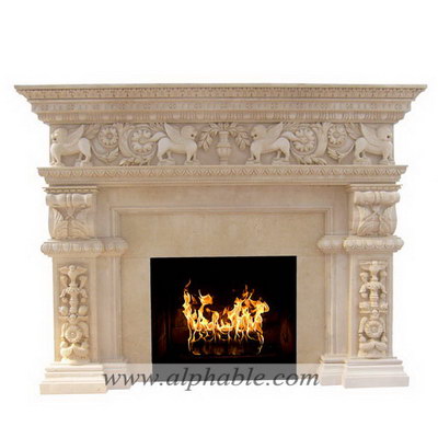 Marble fire mantelSF-155