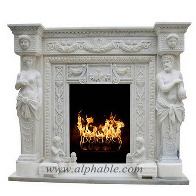 Marble fireplace surround mantel SF-172