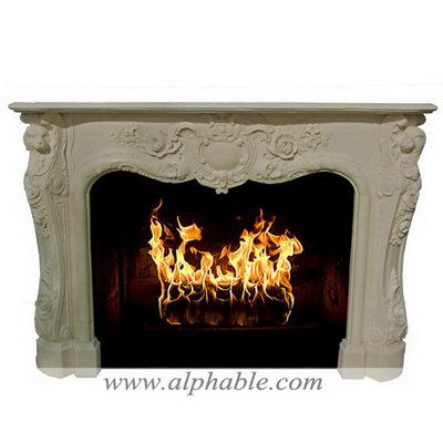 Stone fireplace mantel ideas SF-209