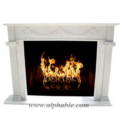 Marble modern fireplace mantels SF-223