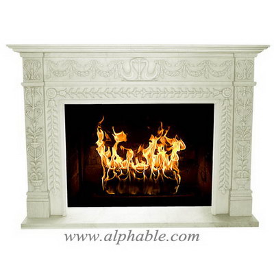 Marble fireplace mantels and surrounds SF-242